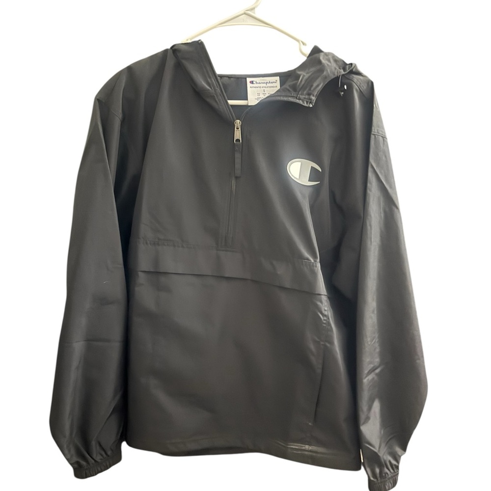 Champion Black Windbreaker Jacket